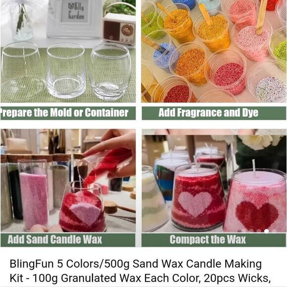 Sand Wax Candle making Kit - Picture 5 of 7